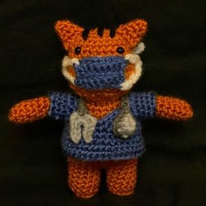 Nurse cat crochet